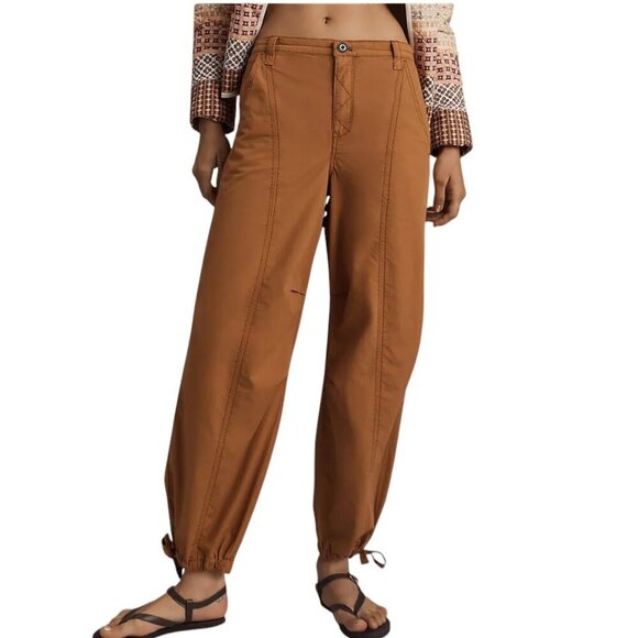 Anthropologie Pilcro Womens Tactical Utility Pants Size Large Tie Bottom NWT - Picture 2 of 11